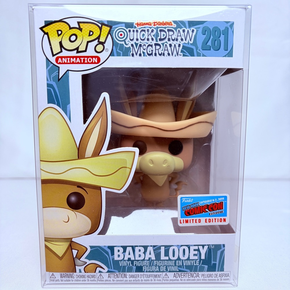 Funko Pop Baba Looey Pop 281 Brown NYCC 2018 Exclusive Hanna-Barbera Vinyl